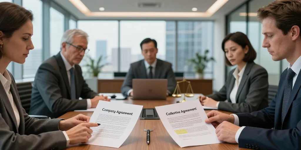 accord d'entreprise et convention collective