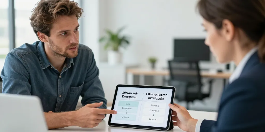 Différence EI et micro entreprise : le régime réel ou simplifié pour décider